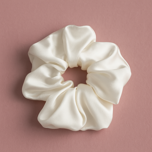 White Scrunchie